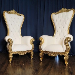 Throne Chair - Gold